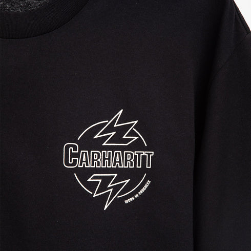 Carhartt WIP S/S Ablaze T-Shirt Black/Wax I033638 Degli Uberti